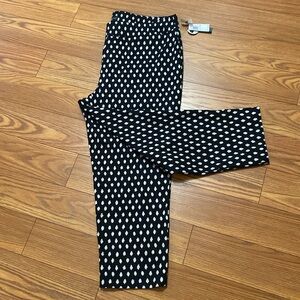 Premise woman rayon blend with stretch black beige dot pants plus size 3X